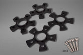 Capristo Ferrari Portofino - Wheel Spacers 11mm Front / 17mm Rear (Star Shape) with Titanium Wheel Bolts